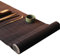 YOY Tee Zeremonie – Kung Fu Tee Set Matte Natural Platzset aus Bambus Lamelle handgemachte Bambus Sticks Decor Tisch-Sets Tee Tischläufer 12 von 119 cm, Bambus, Coffee, 47 Length
