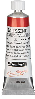 MUSSINI® - finest artist's resin oil colors, cadmium red medium - 35 ml