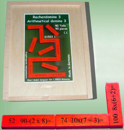 Bartl 107833 Rechendomino 3 Addition, Subtraktion, Mulitplikation und Division
