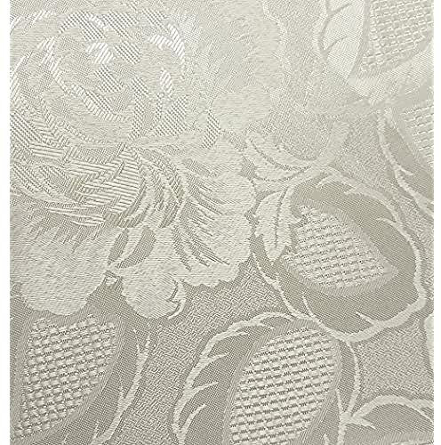 Emma Barclay Damask Rose - Jacquard Table Cloth in Cream - 60x84 (152x213cm)