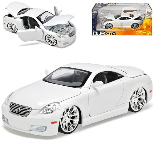 T*o*y*o*t*a Lexus Sc430 Sc 430 Coupe Weiss White Tuning 1/24 Jada Jadatoys Modellauto Modell Auto