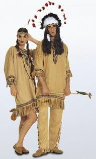 Burda 5815 Schnittmuster Kostüm Karneval Fasching Indiane (Damen & Herren, Gr. 38-54) – Level 2 leicht