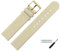 MARBURGER Uhrenarmband 16mm Leder Beige Gold - Montage Set 7611621000220