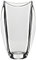 CRISTALICA Vase Blumenvase Orbit Transparent Oval H 22,5 cm Kristallglas Tischvase Tischdeko Hochzeitdeko