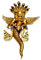 craftvatika 35,6 cm Wall Decor – Die Schlange Göttin MA Manasa Devi Mermaid Raum Garten-Skulptur – Metall Art Wand, groß, zum Aufhängen