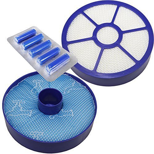 First4Spares Washable Pre & HEPA Post Motor Filter Kit with Fresheners for Dyson DC33 Vacuums