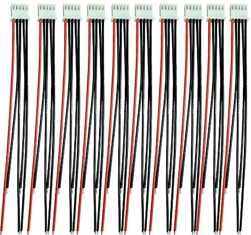 Boladge 10 Stücke 4S 5 pin Batterie Balance Ladegerät Silikon Kabel 15cm 22awg Draht JST XH Stecker Adapter Stecker für RC Model 14.8V 4S Lipo Batterie