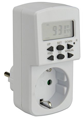 UNITEC 214002 Timer settimanale digitale per interni