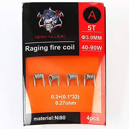 Demon Killer Spulen Ni80 Draht Raging Fire Coil Fertigwickelung Typ A