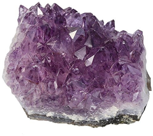 mookaitedecor Natürlichen Amethyst Drusensegment Rohstück Edelstein Kristall Druse kleines Naturstück Dekorative Steine