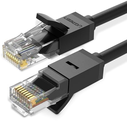 UGREEN CAT6 Ethernet Kabel, 15 Meter, Schwarz