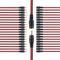 Aiqeer 20 Paia Maschio Femmina DC Power Pigtail Connettore, DC Power Pigtail Cable, DC Treccia Cavo con 2.1X5.5 mm DC Alimentazione Connettore Adattatore, per CCTV Sicurezza Telecamera e LED Strisce