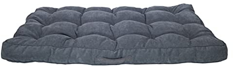 Meerweh Palettenkissen Loungekissen, 115x75x12 cm, Cordstoff, flauschig, blaugrau