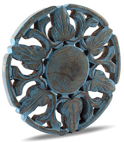 Handmade Wooden Trivet For Hot Dishes Plates & Pots Holder Hot Pad For Kitchen & Dining Table Decor Cookware Heat Resistant Rustic Decorative Carvings Tabletop Home & Dining Table Essentials
