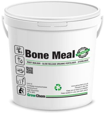 Bone Meal for Plants, 5Kg Bucket, Multi-Purpose Plant Food Fertiliser, Organic All Purpose Garden Plant Fertiliser