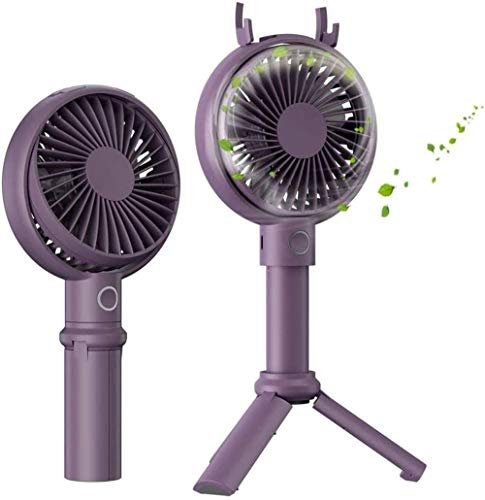 ZXM Recargable Oficina de la Cama del Escritorio con USB Ventilador pequeño y portátil de Escritorio Mini silencioso Ventilador de Escritorio de Oficina