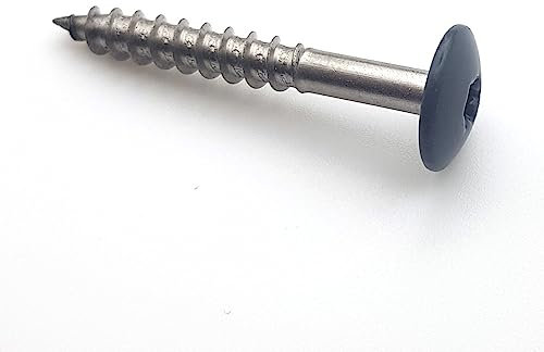 Vis pour panneaux de façade 5,5x38 mm RAL 7016 gris anthracite Inox A4 par 100