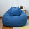 Highdi Bean Bag No Filler, Gaming Beanbag Chair Cover for Adult Kids Without Filling Highback Comfortable Lazy Sofa Beanbag Soft Toy Storage Bean Bag Seat for Indoor (100x120cm,Blue)