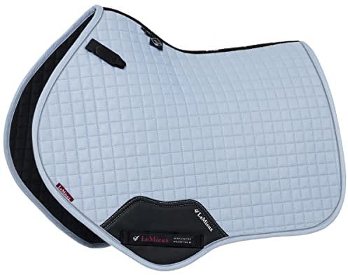 LeMieux Schabarcke Springschabracke Satteldecke Luxury Square Suede in Mist