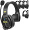Saramonic WiTALK Full-Duplex Wireless Headset Intercom System, 1312ft Communication Group Talk, Single-Ear Headset with 1 Master & 4 Remote Headphone（5 Users）