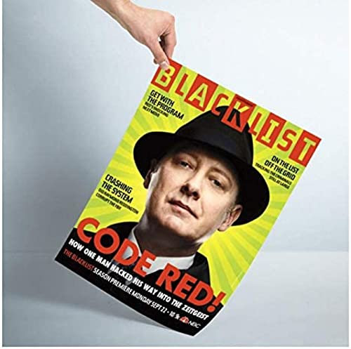 Poster Blacklist Vintage-Filmplakat, Wandkunst, Bilder, Leinwand, Malerei, Poster Und Drucke, Heimdekoration 50X70Cm Kein Rahmen