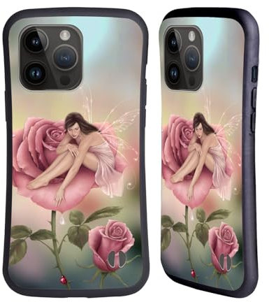 Head Case Designs Licenza Ufficiale Rachel Anderson Rosa d'inverno Folletti Custodia Cover Ibrida Compatibile con Apple iPhone 15 PRO Max