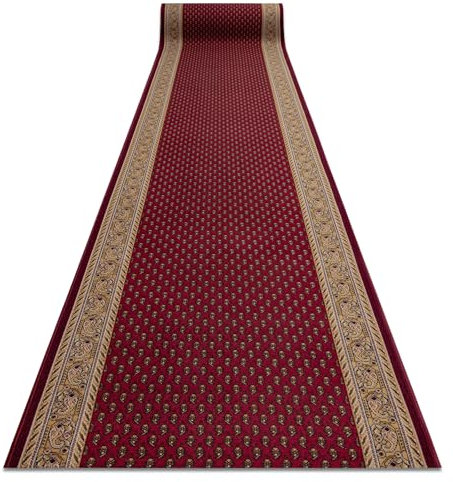 rugsx Läufer Antirutsch INCA weinrote 80x250 cm