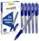 Online Radierstift magiXX, 6x I Gelschreiber Blau mit 0,7mm Strichstärke I Tintenroller radierbar zum Schreibenlernen & fürs Büro, I Erasable Pen Set I Radierbarer Kugelschreiber Studenten, Schüler