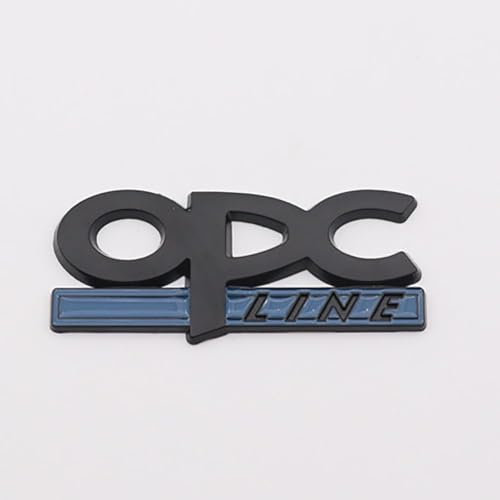 YYBCDSA Auto Emblem,für opel opc 3D Metall Chrom Buchstabenmarke Badge Aufkleber,Kühlergrill Emblem Car Styling Autozubehör,B