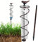 pluviomètres,pluviometre Exterieur Resistant Gel,pluviometre Exterieur Jardin,pluviomètre en Verre avec Support,Outil de Mesure des Précipitations, Pluviomètre Décoratif pour Jardin, Cour（17CM）