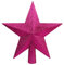 YYCRAFT Glitter Star Tree Topper Christmas Decoration-10 Inch,Hot Pink