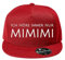 DELUNO Ich höre Immer nur mimimi Baumwolle Baseball Cap Basecap Unisex Kappen Sport Reisen Style - Baseballkappe Kappe Mütze Rot (Cap-440-Rot)