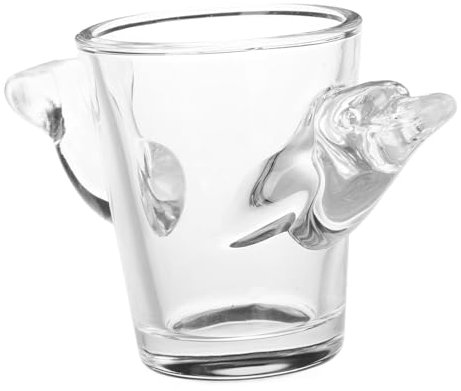 TOPBATHY bicchiere di vino animale bicchiere espresso bicchiere da vodka bicchiere da cocktail bicchiere da mare bicchiere da ristorante tazza da caffè trasparente Tazze Transparent