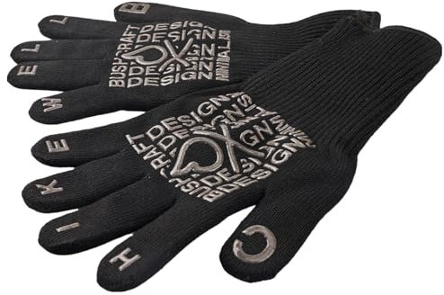 Gants de cuisine - Gants de cuisine résistants à la chaleur - Gants de barbecue résistants à la chaleur - Gants de barbecue professionnels - Gants de four robustes pour