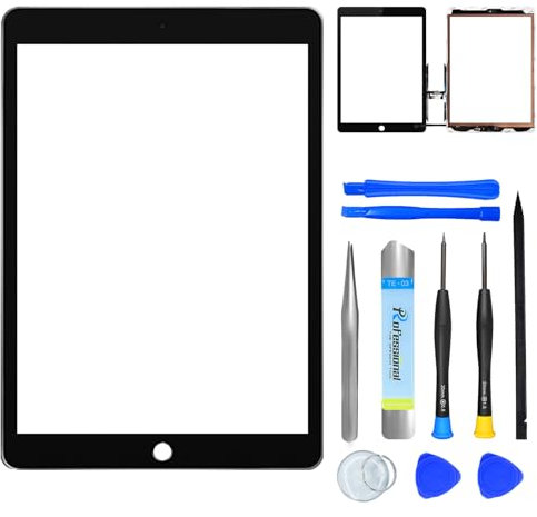 NB+ for iPad 7 7th / 8 8th Gen Screen Replacement Digitizer Touch Glass 10.2, for 7th 8th Generation A2197 A2198 A2200 A2270 A2428 A2429 A2430,no Home Button,Full Repair Kit, with Instruction Video