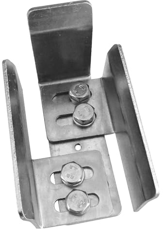 Sellon24® Acero Zapatilla de apoyo parachoques unidad puerta corredera Zapatilla galvanizada (Flexible H/11)