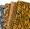 MORAINJAY 12 Bögen Geschenkpapier mit Tiermotiven, Giraffe, Zebra, Leopard, Tiger, Geschenkpapier für Jungen, Tiergeburtstagsgeschenkpapier, Dschungel Mottoparty Dekorationen für Kinder, 68 x 50 cm