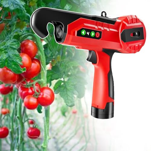 XCSCUK Machine à attachement électrique, Machine à attachement de Raisin sans ripos, Vine à Attacher la Machine à Attacher, pour Les concombres, Melons, Fleurs