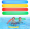 4 Stück Schwimmnudel Poolnudel, Schwimmstange Pool Wassernudel, Schwimmnudel für Kinder, 105cm Aufblasbarer Schwimmnudel, für Familie Urlaub, Strandurlaub im Freien