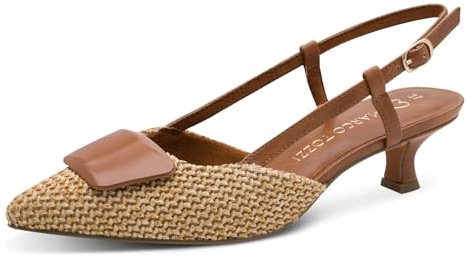 MARCO TOZZI Damen Pumps weiches Feel Me Fußbett weiches Innenfutter Vegan Spitz