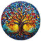 WOODBESTS Holzpuzzle Erwachsene, Lebensbaum Holzpuzzle, Unregelmäßige einzigartige Puzzle, Schöne Geschenke für Puzzle-Liebhaber (L-34 * 33.6cm 270 Stück)