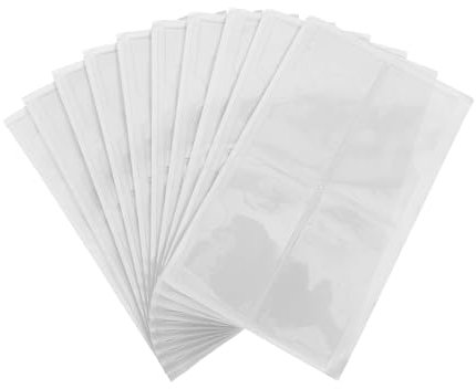 Gadpiparty 40stücke Selbstklebende Etikettenhalter Wasserdichte Transparente Selbstklebende Etikettentaschen Kartenhalter Für Schrank Lagerbehälter Supermarkt Bücherregal Briefkasten