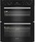 Indesit DUI 10D B Built-Under Electric Double Oven – 59L & 37L Capacity, Black, Fan-Assisted, A Rated Energy Efficiency
