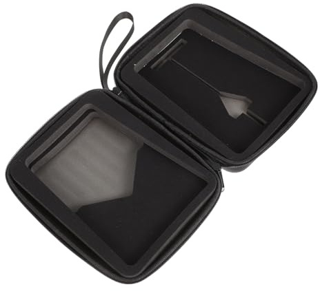 Levemolo Kalimba Tasche EVA Schutzhülle Daumen Klavier Aufbewahrungsbox Tragbar Stoßfest Schwarz für Kalimba Instrument Reise Zubehör