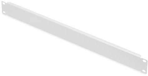 DIGITUS DN-19 BPN-01 – 19 Zoll Blindabdeckplatte 1HE – Blende für Netzwerk- & Serverschränke – Mit Befestigungsmaterial – Stahlblech – Pulverbeschichtet – Grau