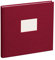 Semikolon 353525 Gästebuch - 25 x 23 cm - mit 180 blanko Seiten zum Selbstgestalten, Lesezeichen - burgundy dunkel-rot