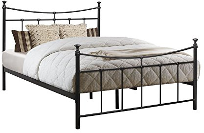 Birlea Emily 4ft6 Double Metal Bed, Black