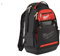 Milwaukee 48228200, zaino con 35 tasche, colore rosso nero