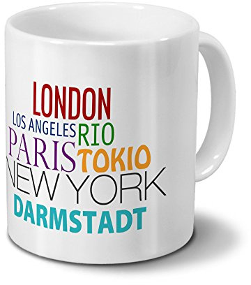 Städtetasse Darmstadt - Design Famous Cities in the World-Design