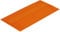 100 Stück, Farbige Transparente Briefumschläge, DIN Lang, Haftklebung mit Abziehstreifen, Gerade Klappe, 100 g/qm Offset, Ohne Fenster, Orange (Transparent-Intensivorange), Blanke Briefhüllen